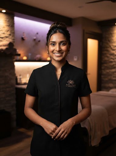 Anjali, massage therapist at Harmony Massage