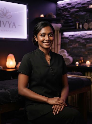 Divya, massage therapist at Harmony Massage