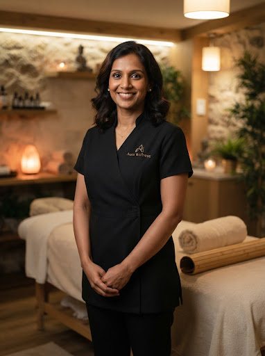 Rani, massage therapist at Harmony Massage
